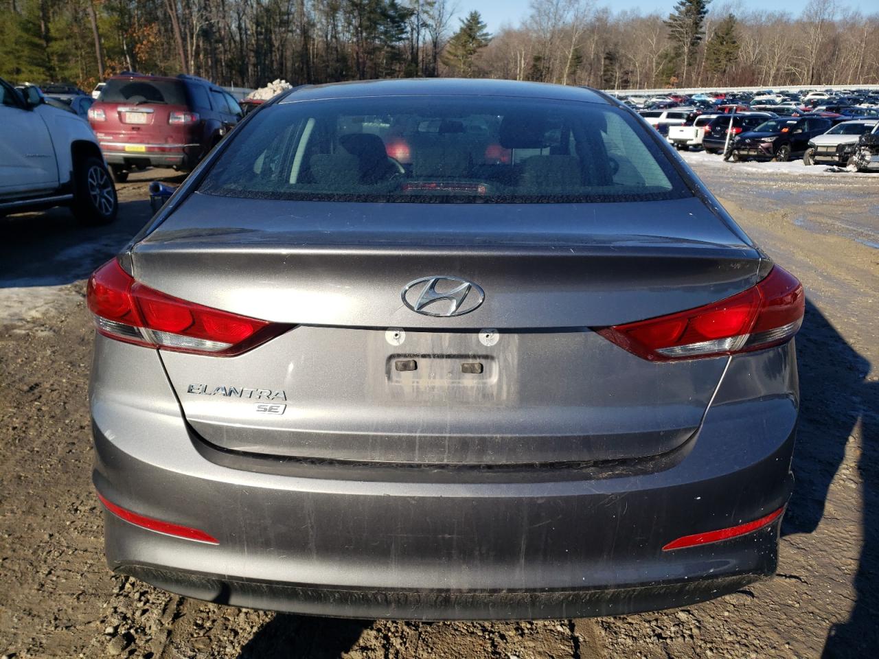 2018 Hyundai Elantra VIN 5NPD74LF6JH244891 Copart auction photo, front end / side damage thumbnail 6