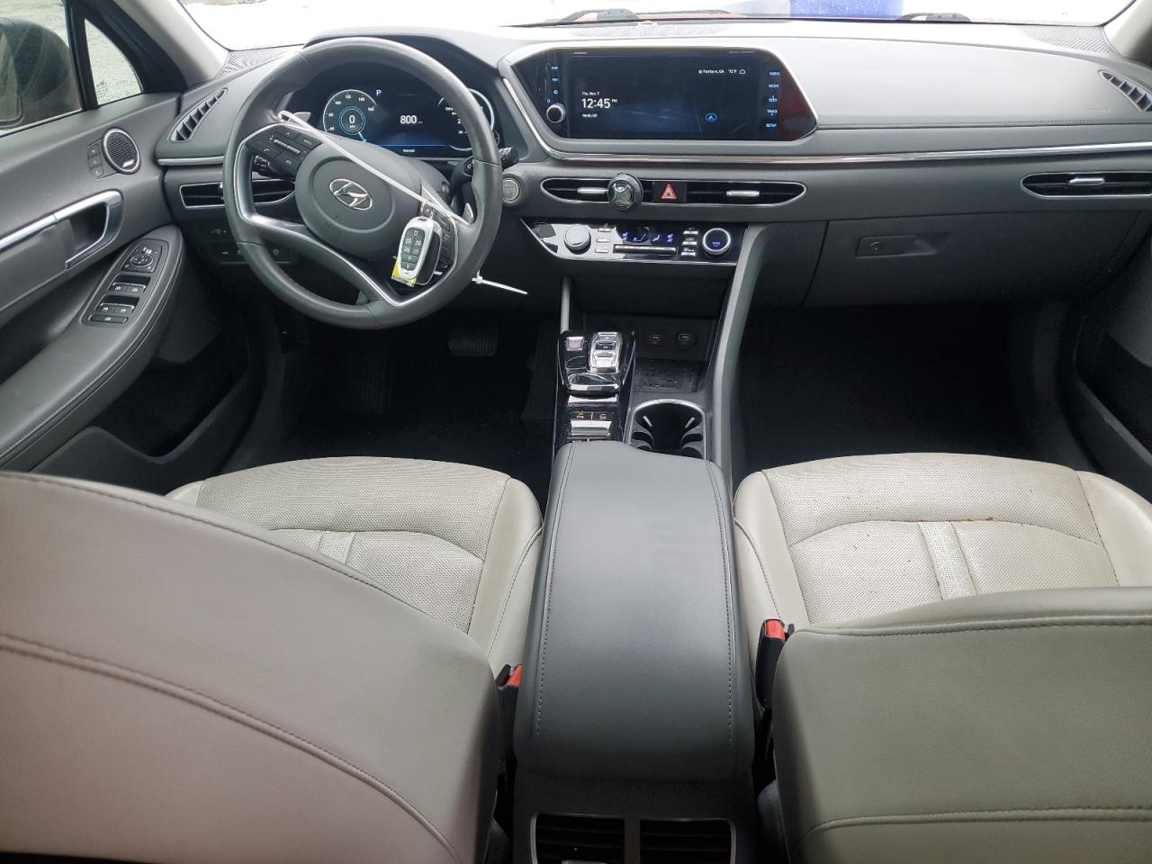 2021 Hyundai Sonata VIN 5NPEH4J28MH070151 Copart auction photo, rear end damage thumbnail 8
