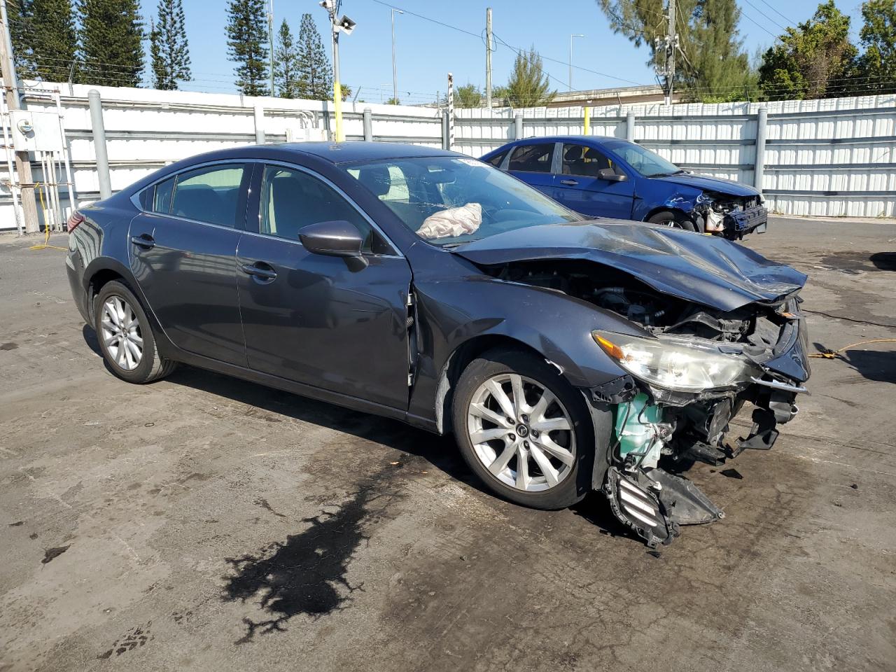 2016 Mazda 6 VIN JM1GJ1U5XG1426855 Copart auction photo, front end damage thumbnail 4