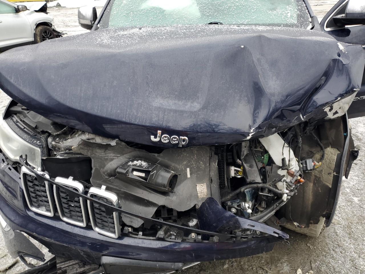 2018 Jeep Grand Cherokee VIN 1C4RJFBG3JC214708 Copart auction photo, front end / side damage thumbnail 14