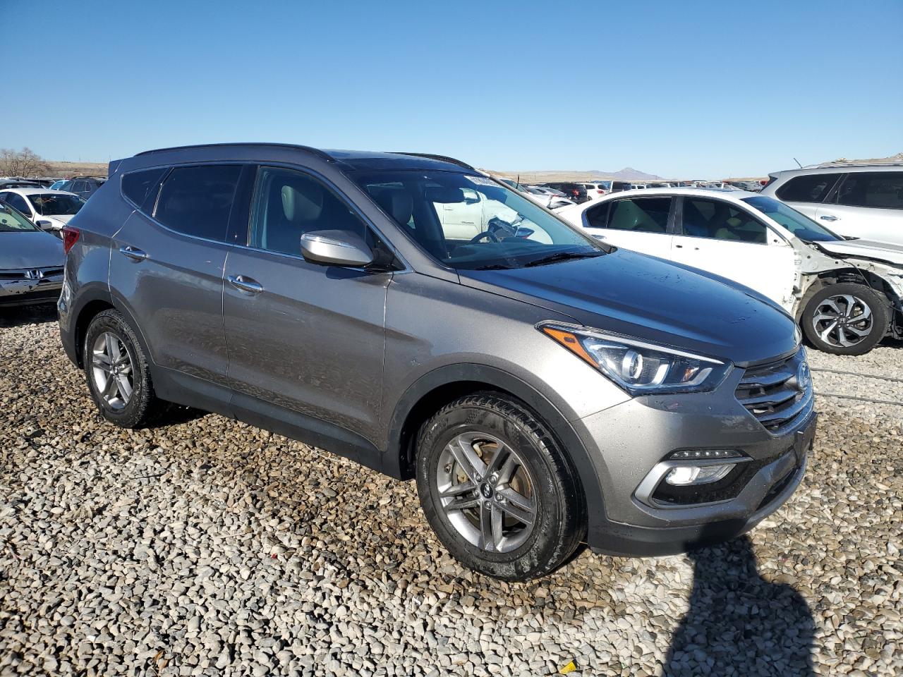2017 Hyundai Santa Fe VIN 5XYZUDLB7HG440450 Copart auction photo, side damage thumbnail 4