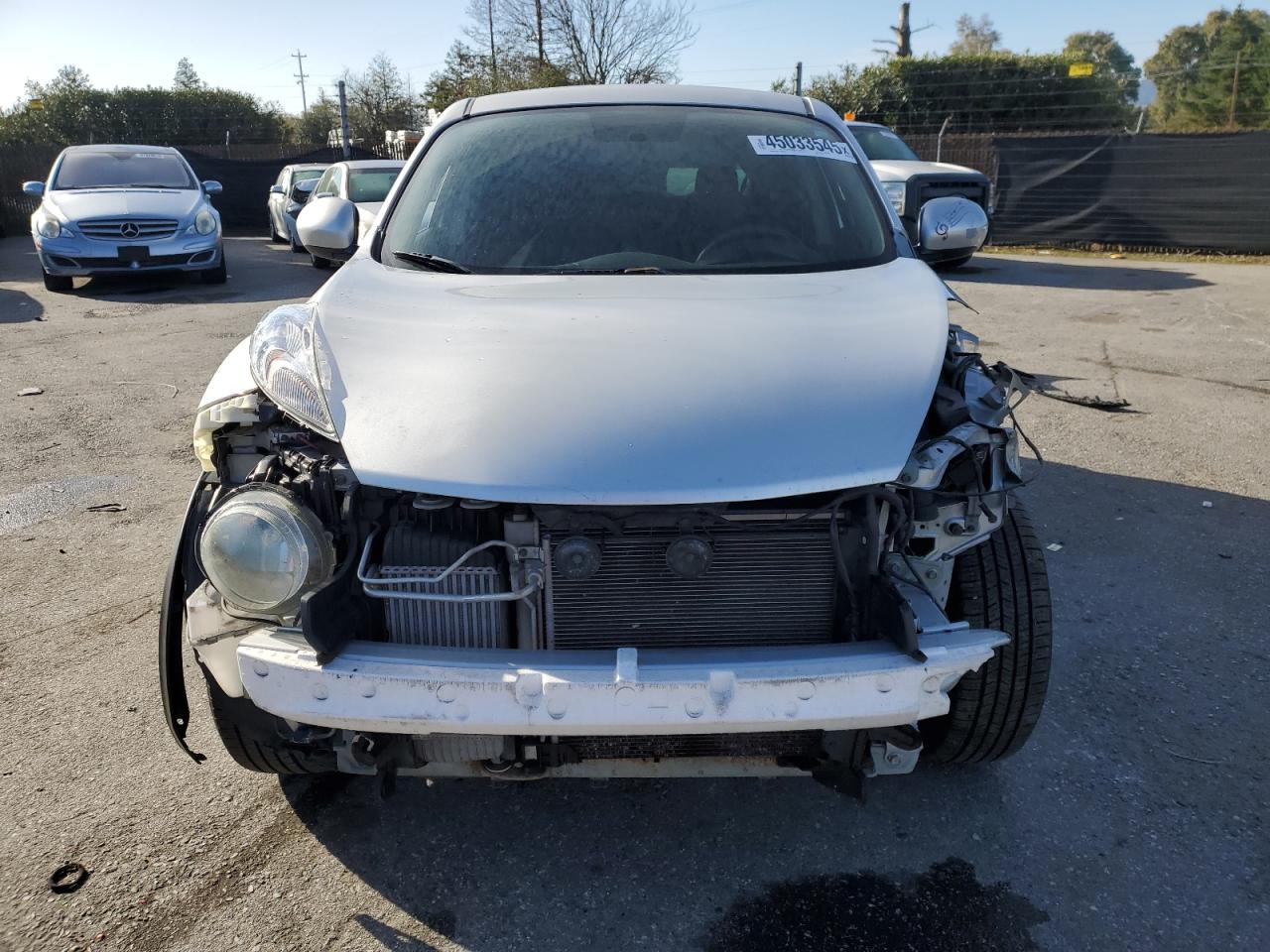 2013 Nissan Juke VIN JN8AF5MR5DT214290 Copart auction photo, front end / side damage thumbnail 5