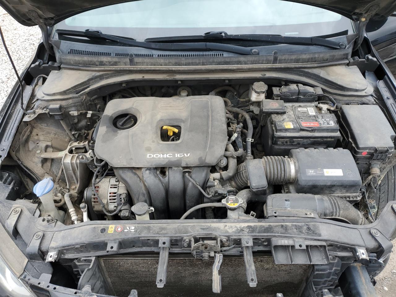 2017 Hyundai Elantra VIN 5NPD84LF0HH074194 Copart auction photo, front end damage thumbnail 11