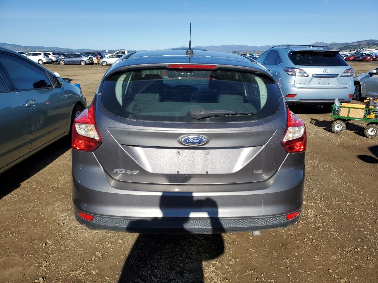 2014 Ford Focus VIN 1FADP3K27EL169960 Copart auction photo, water/flood damage thumbnail 6