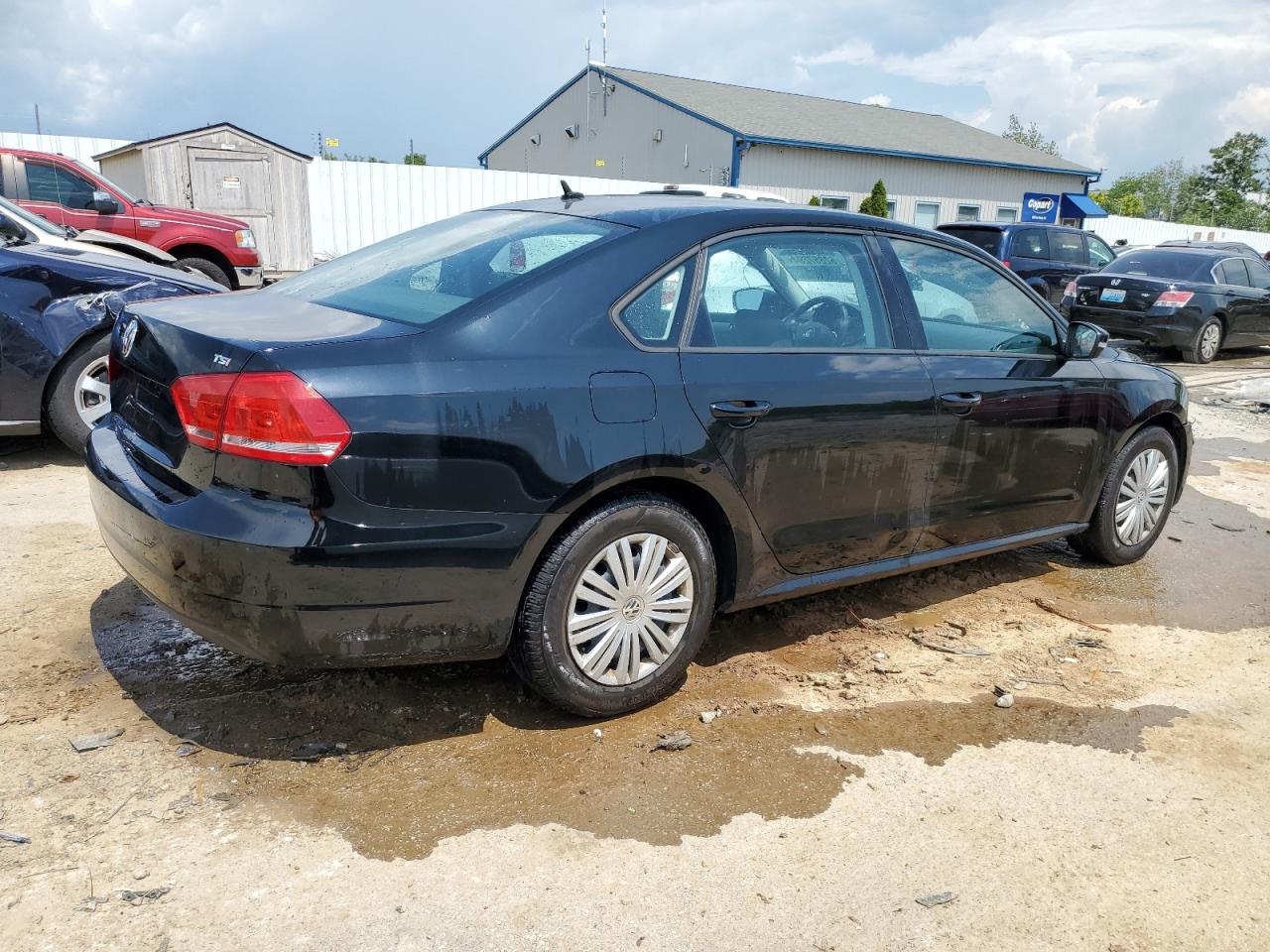2015 Volkswagen Passat VIN 1VWAS7A34FC017016 Copart auction photo, front end damage thumbnail 3