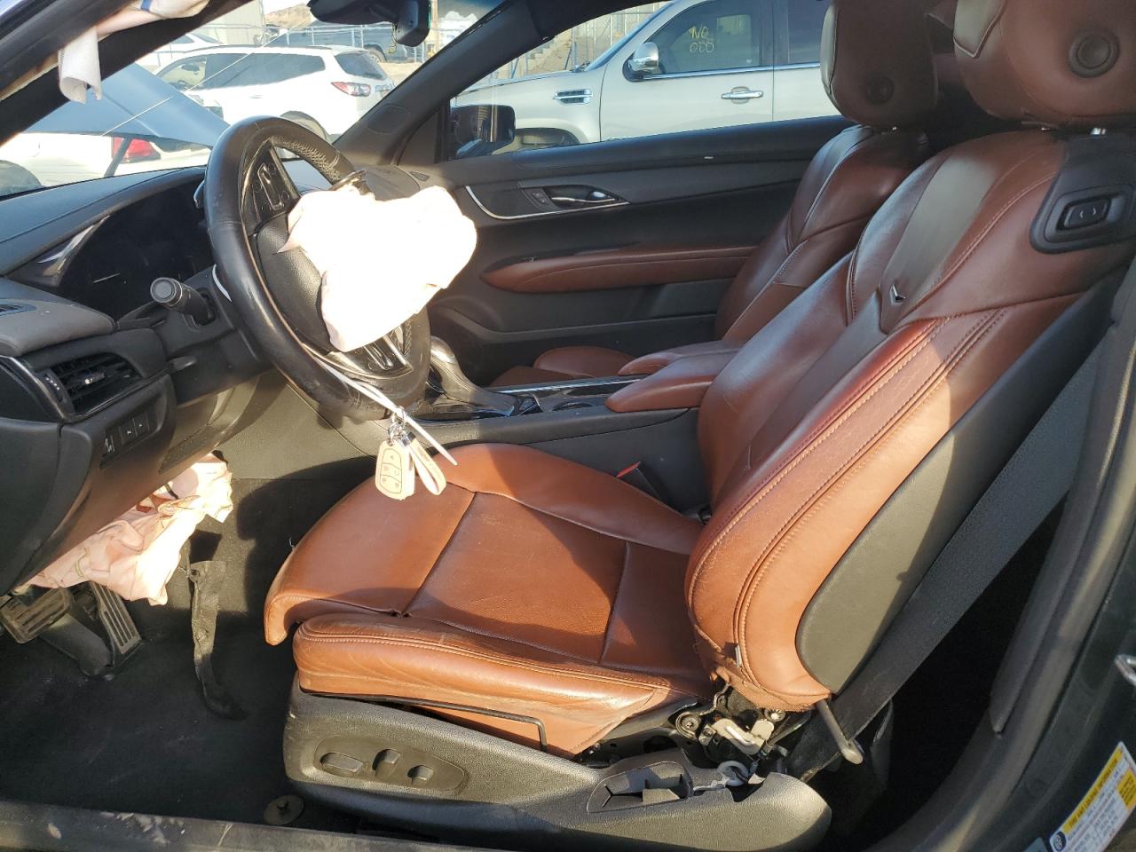 2015 Cadillac ATS VIN 1G6AJ1R35F0100112 Copart auction photo, front end damage thumbnail 7