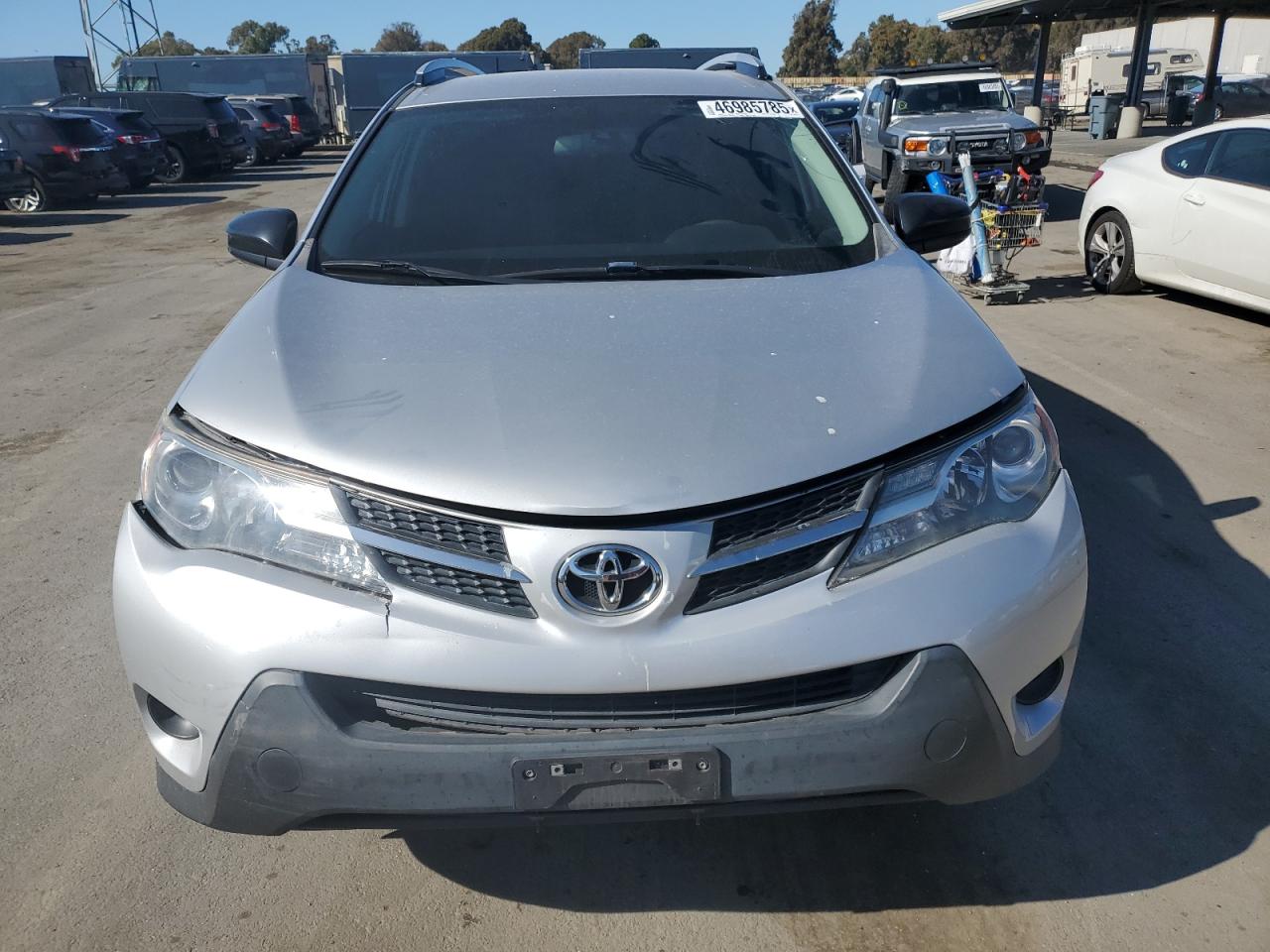 2014 Toyota RAV 4 VIN 2T3ZFREV1EW080281 Copart auction photo, rear end / front end damage thumbnail 5