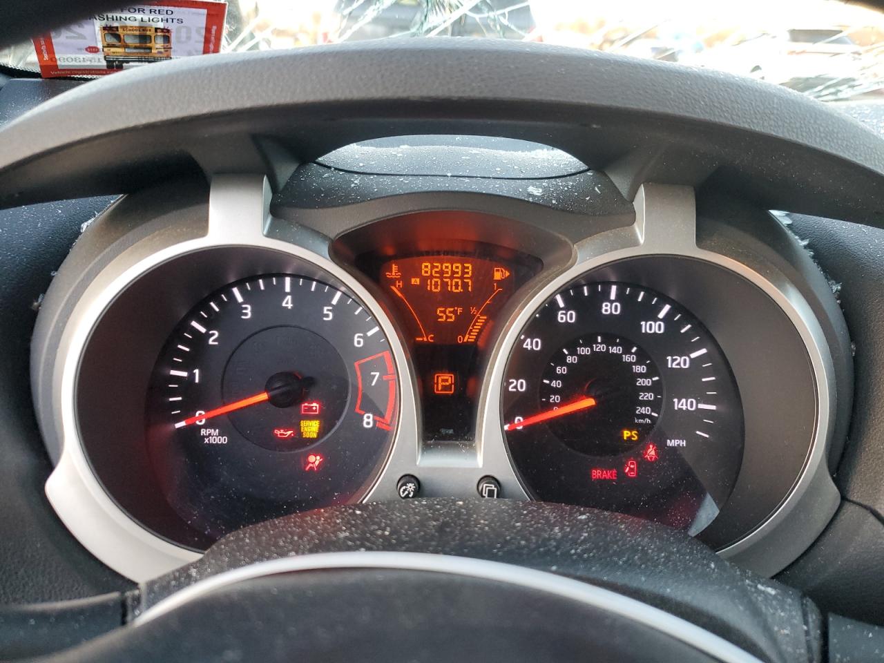 2013 Nissan Juke VIN JN8AF5MR8DT212789 Copart auction photo, all over damage thumbnail 9