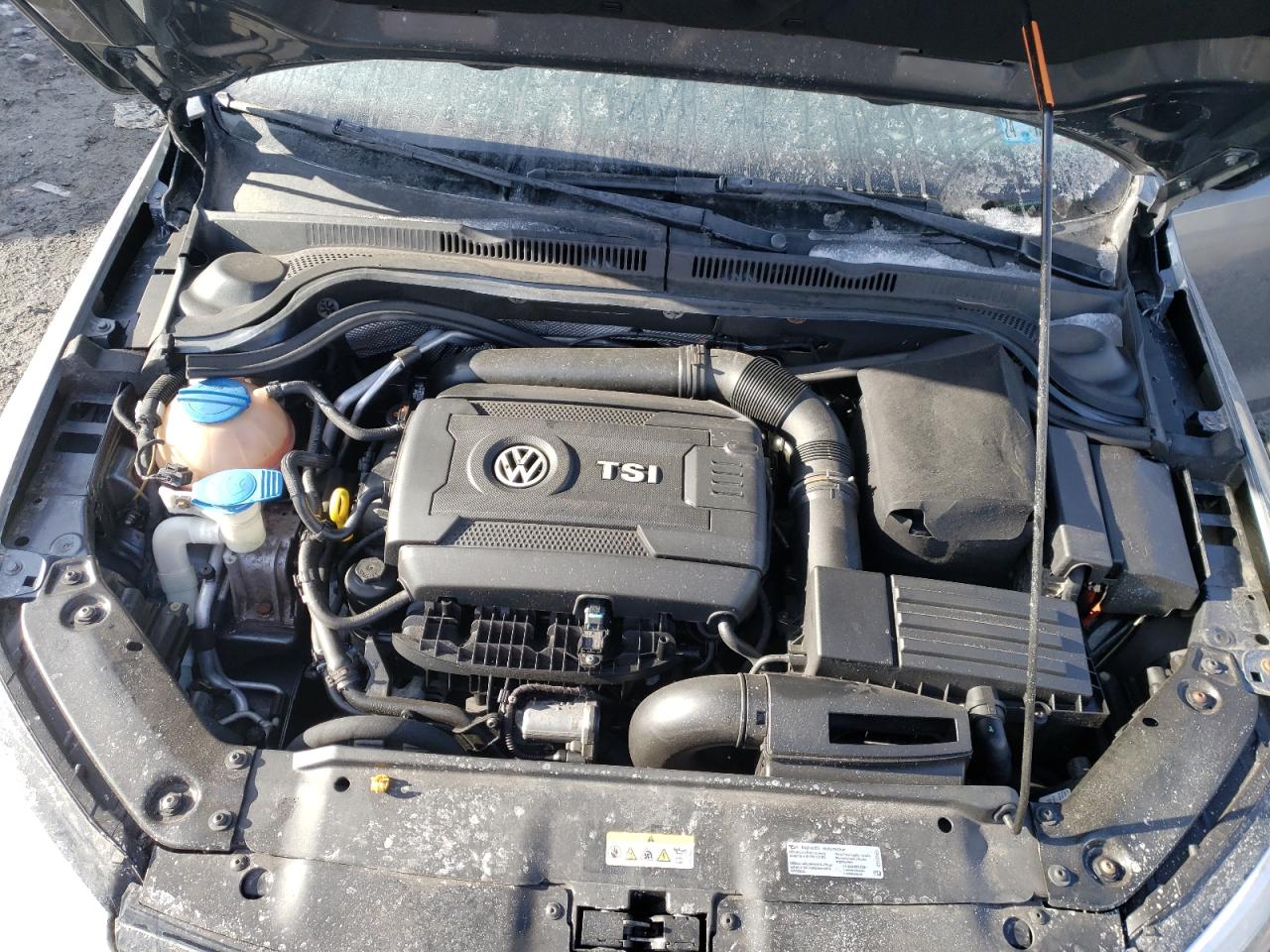 2014 Volkswagen Jetta VIN 3VWD17AJ9EM359220 Copart auction photo, rear end damage thumbnail 11