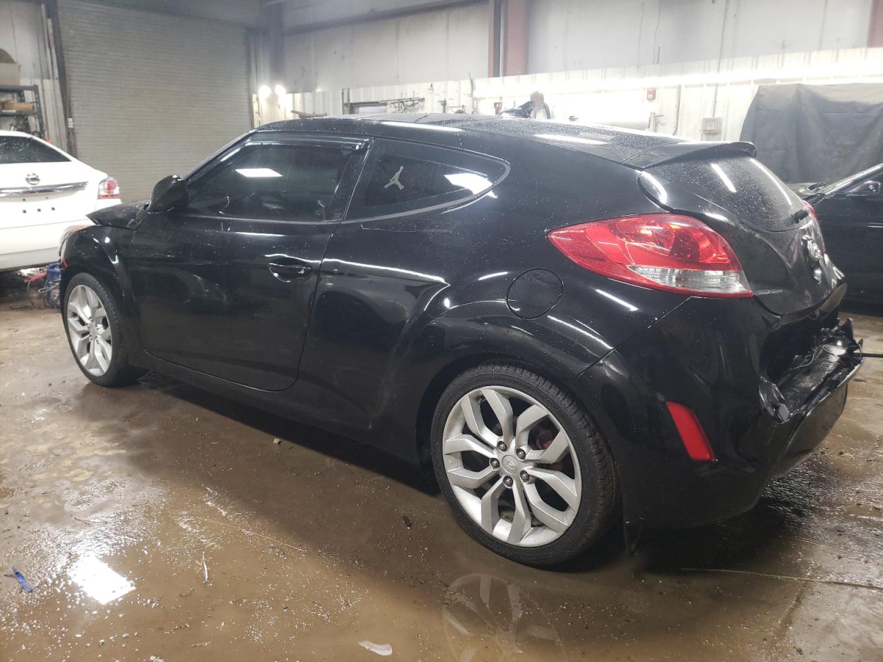 2013 Hyundai Veloster VIN KMHTC6AD0DU178185 Copart auction photo, front end / rear end damage thumbnail 2