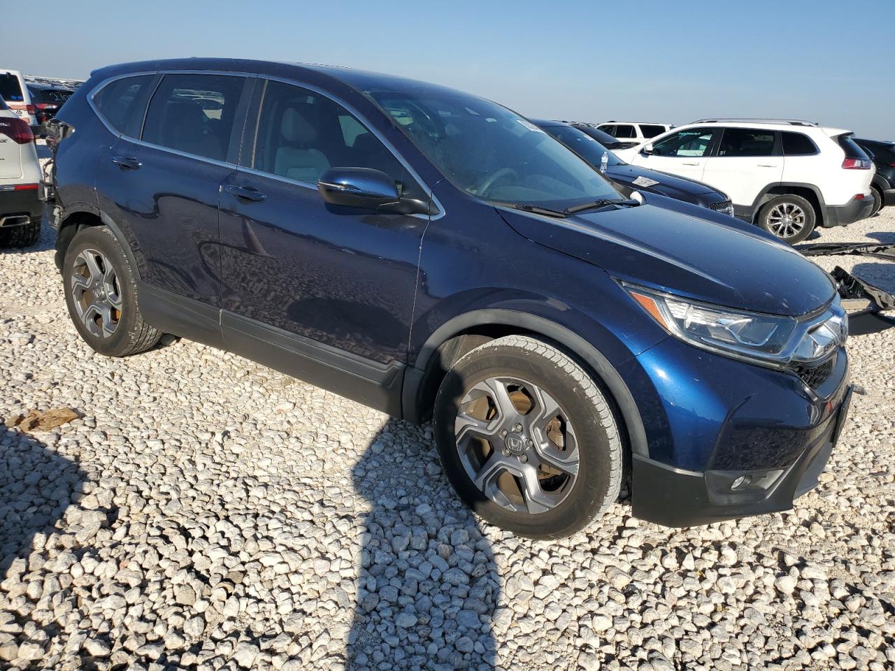 2018 Honda CR-V VIN 7FARW1H53JE045307 Copart auction photo, rear end / undercarriage damage thumbnail 4