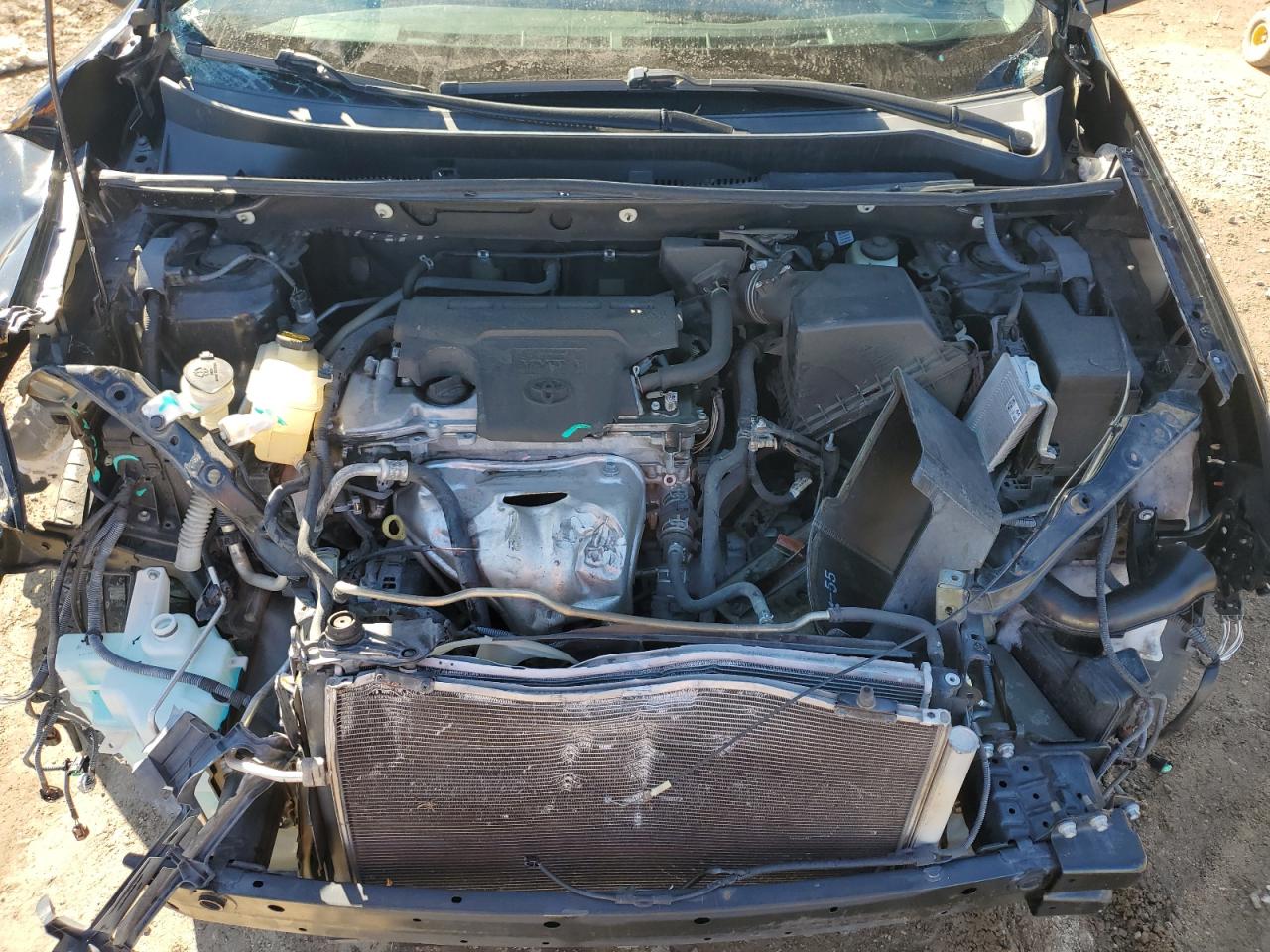 2015 Toyota RAV 4 VIN 2T3YFREV4FW230364 Copart auction photo, front end / rear end damage thumbnail 11