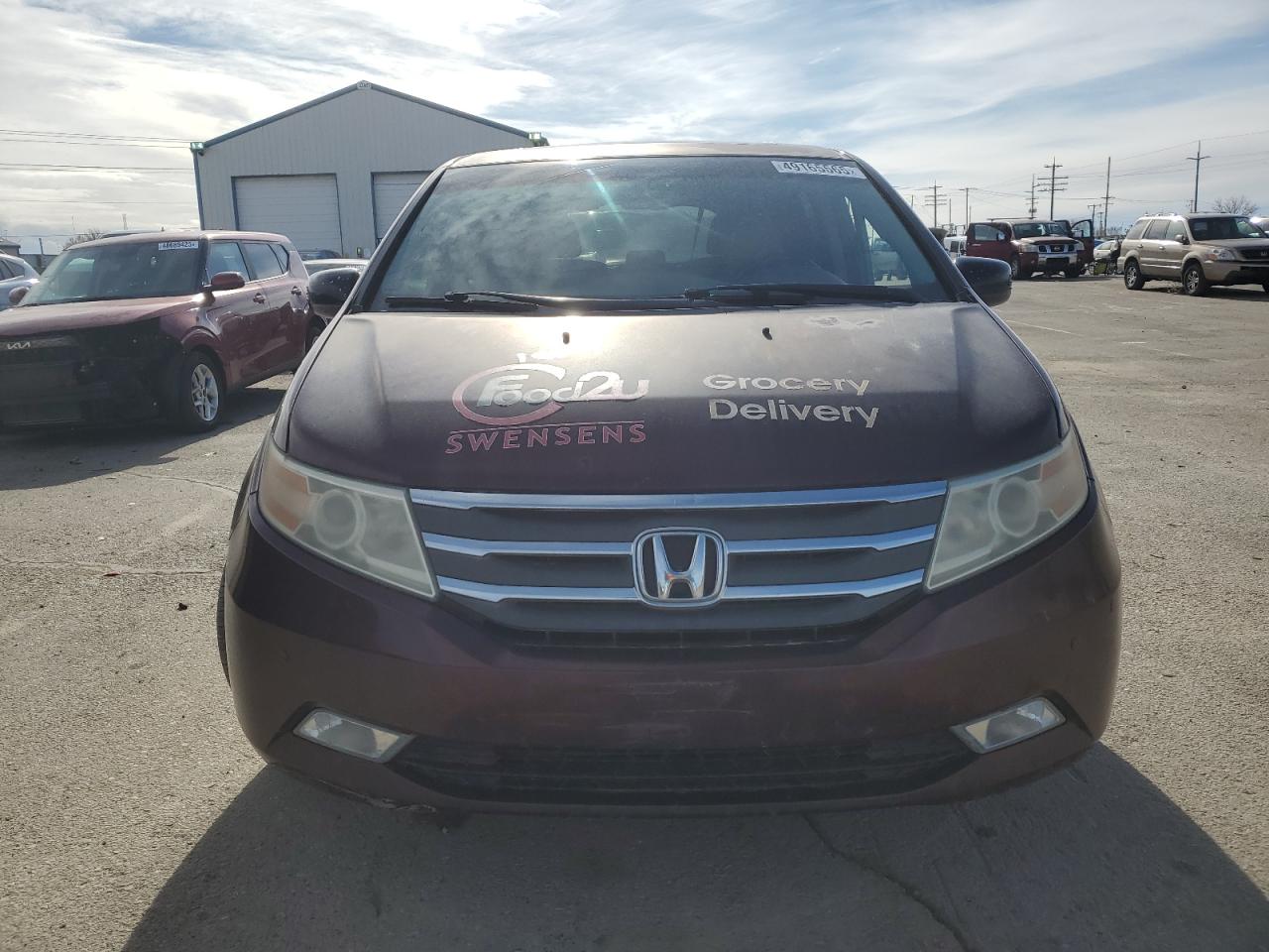 2012 Honda Odyssey VIN 5FNRL5H91CB139123 Copart auction photo, side damage thumbnail 5