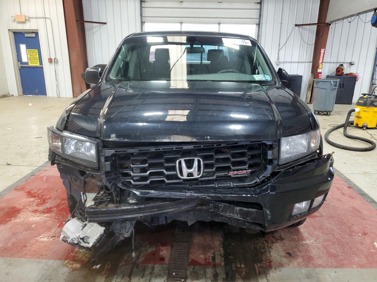 2012 Honda Ridgeline VIN 5FPYK1F73CB003981 Copart auction photo, front end damage thumbnail 5