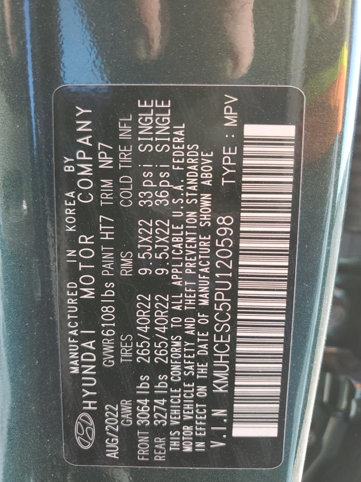 2023 Genesis Gv80 VIN KMUHCESC5PU120598 Copart auction photo, front end / minor dent/scratches damage thumbnail 13