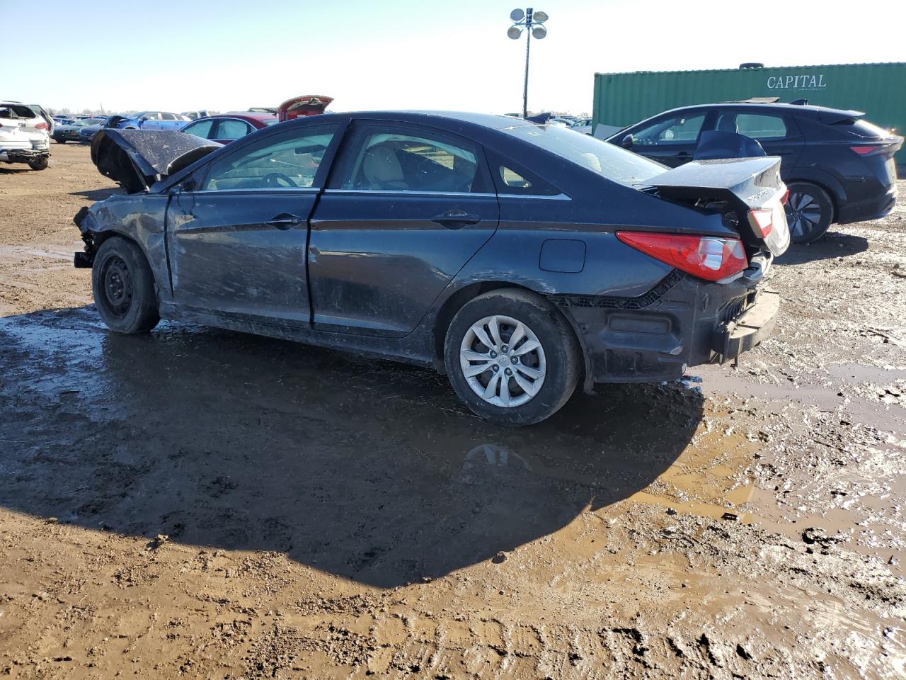2012 Hyundai Sonata VIN 5NPEB4AC5CH455160 Copart auction photo, all over / minor dent/scratches damage thumbnail 2