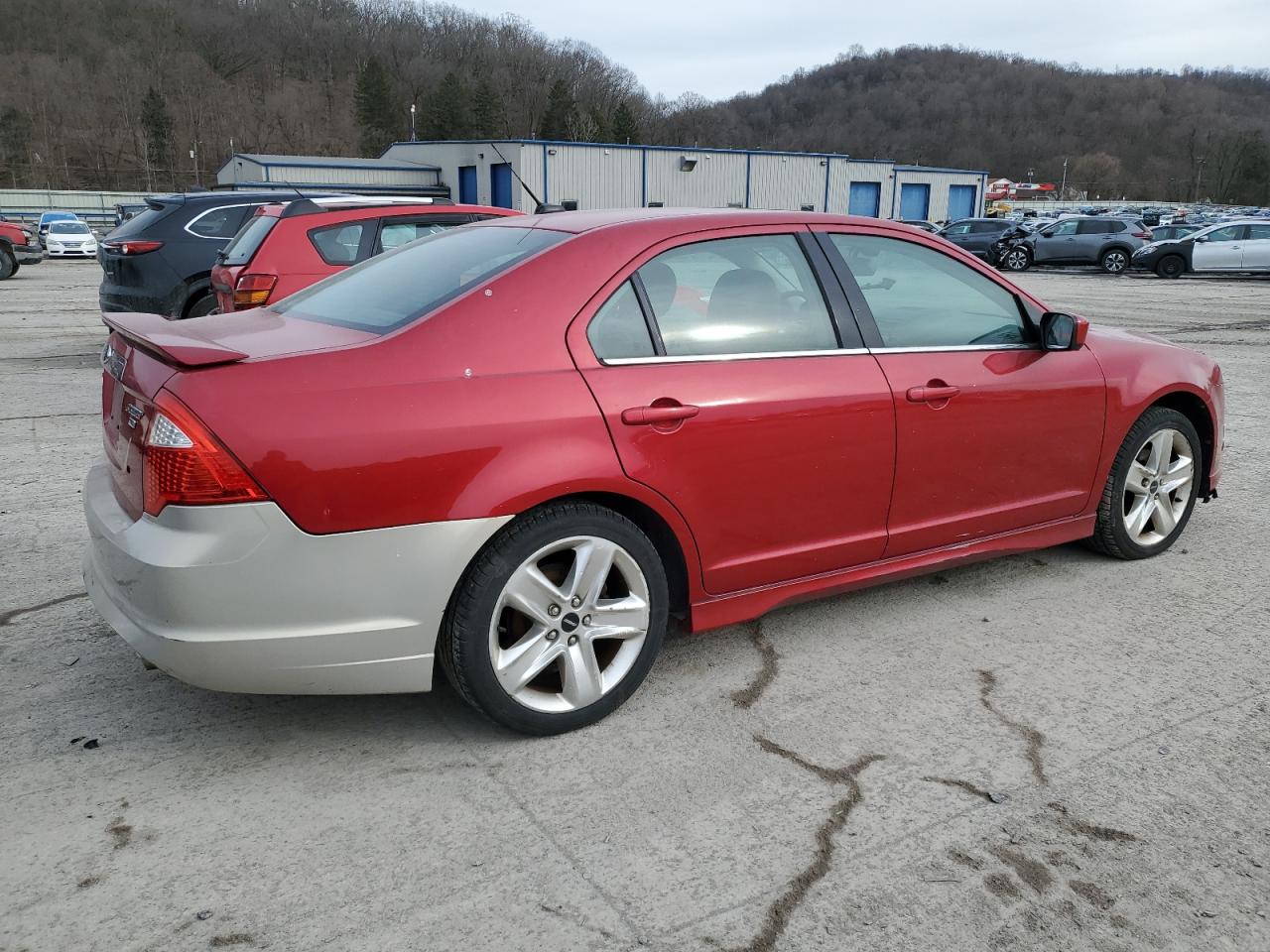 2012 Ford Fusion VIN 3FAHP0DC7CR251109 Copart auction photo, rear end / side damage thumbnail 3