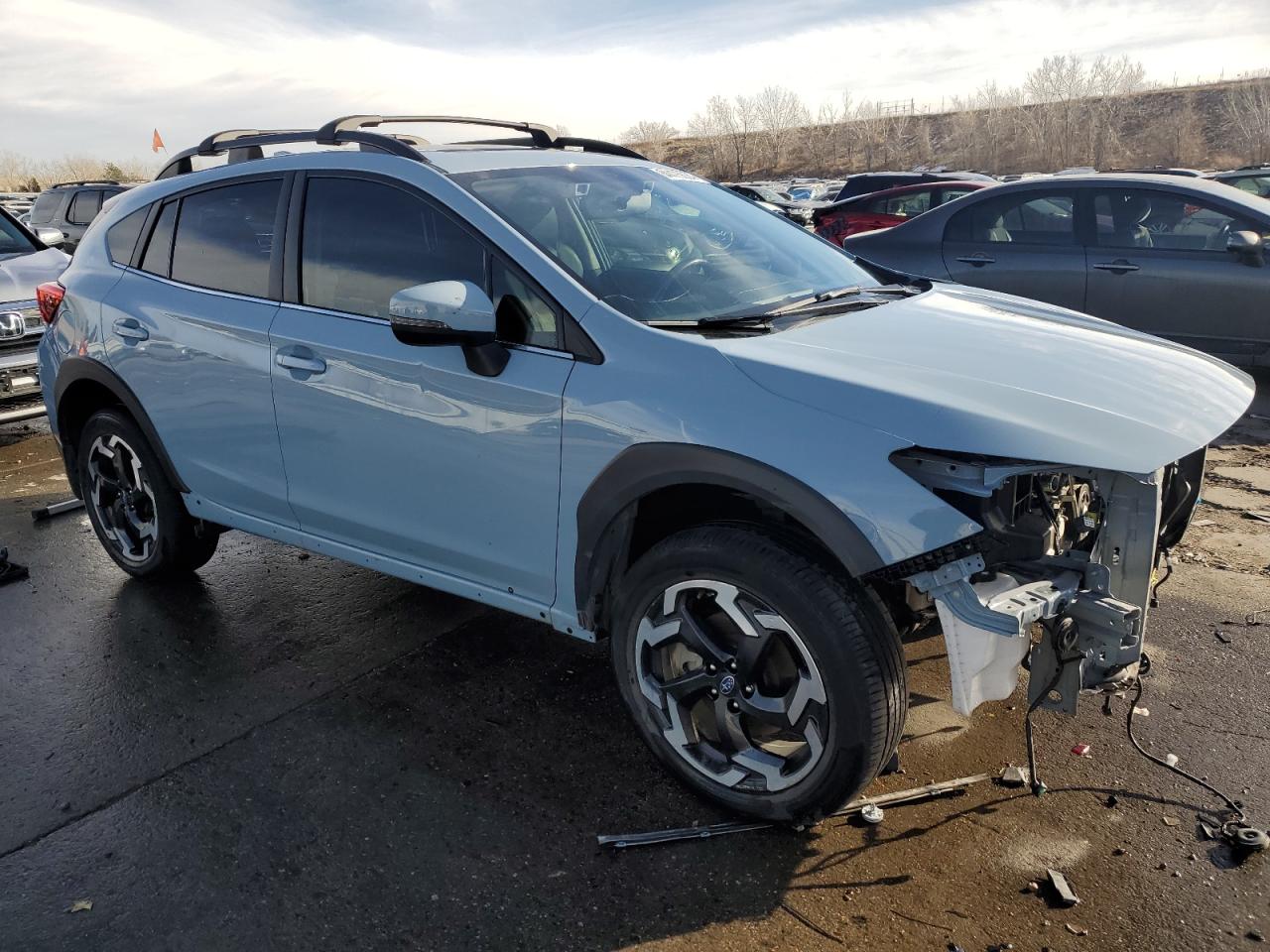 2021 Subaru XV VIN JF2GTHNC2M8672075 Copart auction photo, front end damage thumbnail 4