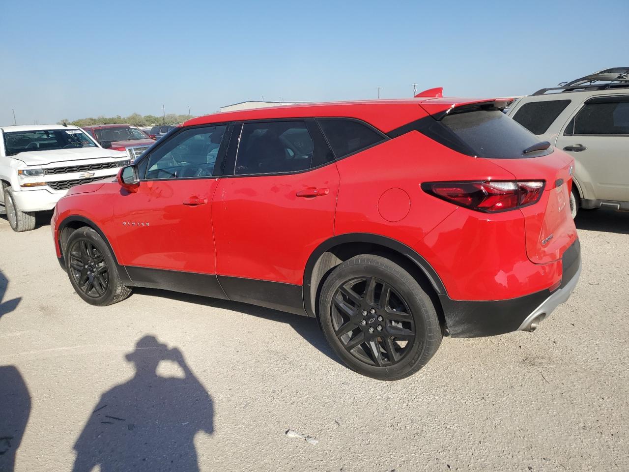 2021 Chevrolet Blazer VIN 3GNKBBRA1MS571836 Copart auction photo, front end / side damage thumbnail 2