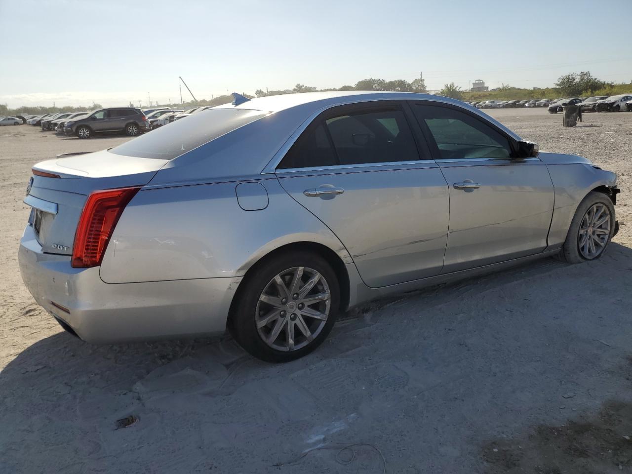 2014 Cadillac CTS VIN 1G6AP5SX0E0149798 Copart auction photo, front end / side damage thumbnail 3