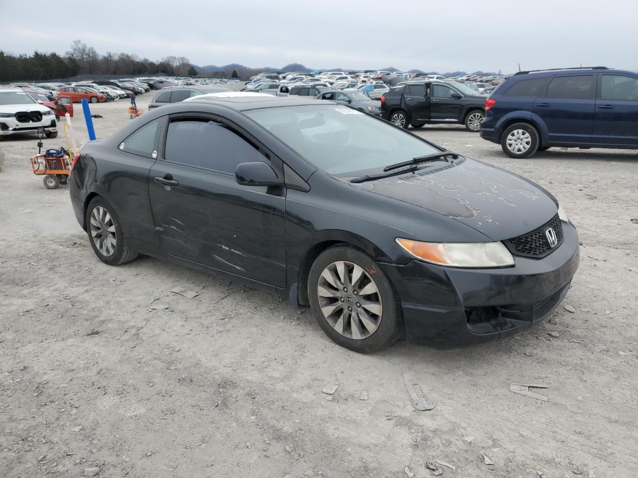 2009 Honda Civic VIN 2HGFG12999H514463 Copart auction photo, all over damage thumbnail 4
