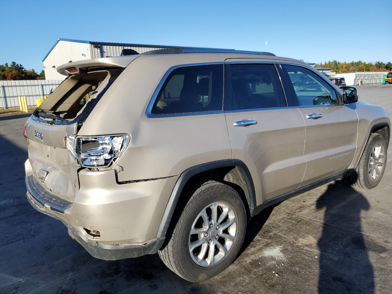 2014 Jeep Grand Cherokee VIN 1C4RJFBG4EC148546 Copart auction photo, rear end damage thumbnail 3
