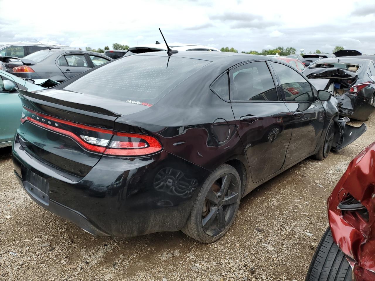 2015 Dodge Dart VIN 1C3CDFBB4FD337019 Copart auction photo, front end / side damage thumbnail 3