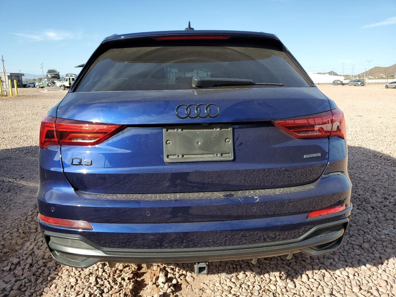 2022 Audi Q3 VIN WA1EECF35N1011971 Copart auction photo, front end / side damage thumbnail 6