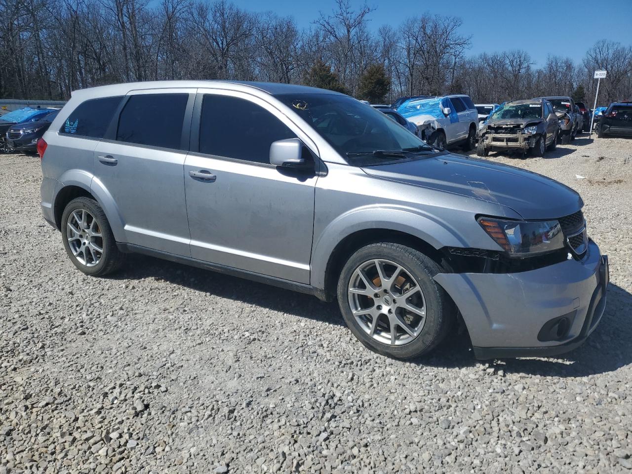 2018 Dodge Journey VIN 3C4PDCEG8JT380140 Copart auction photo, front end / hail damage thumbnail 4