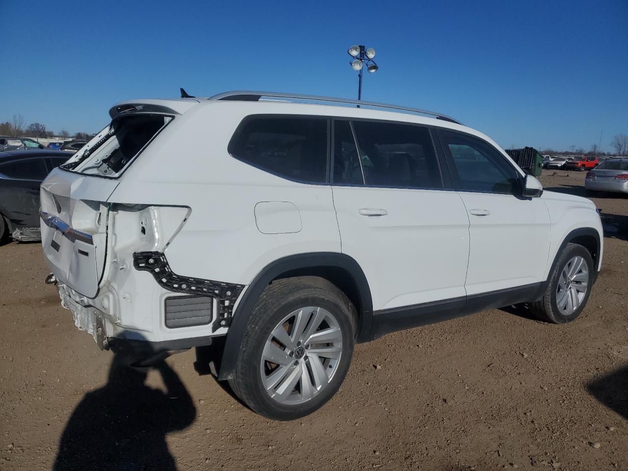 2021 Volkswagen Atlas VIN 1V2BR2CA0MC573966 Copart auction photo, rear end damage thumbnail 3