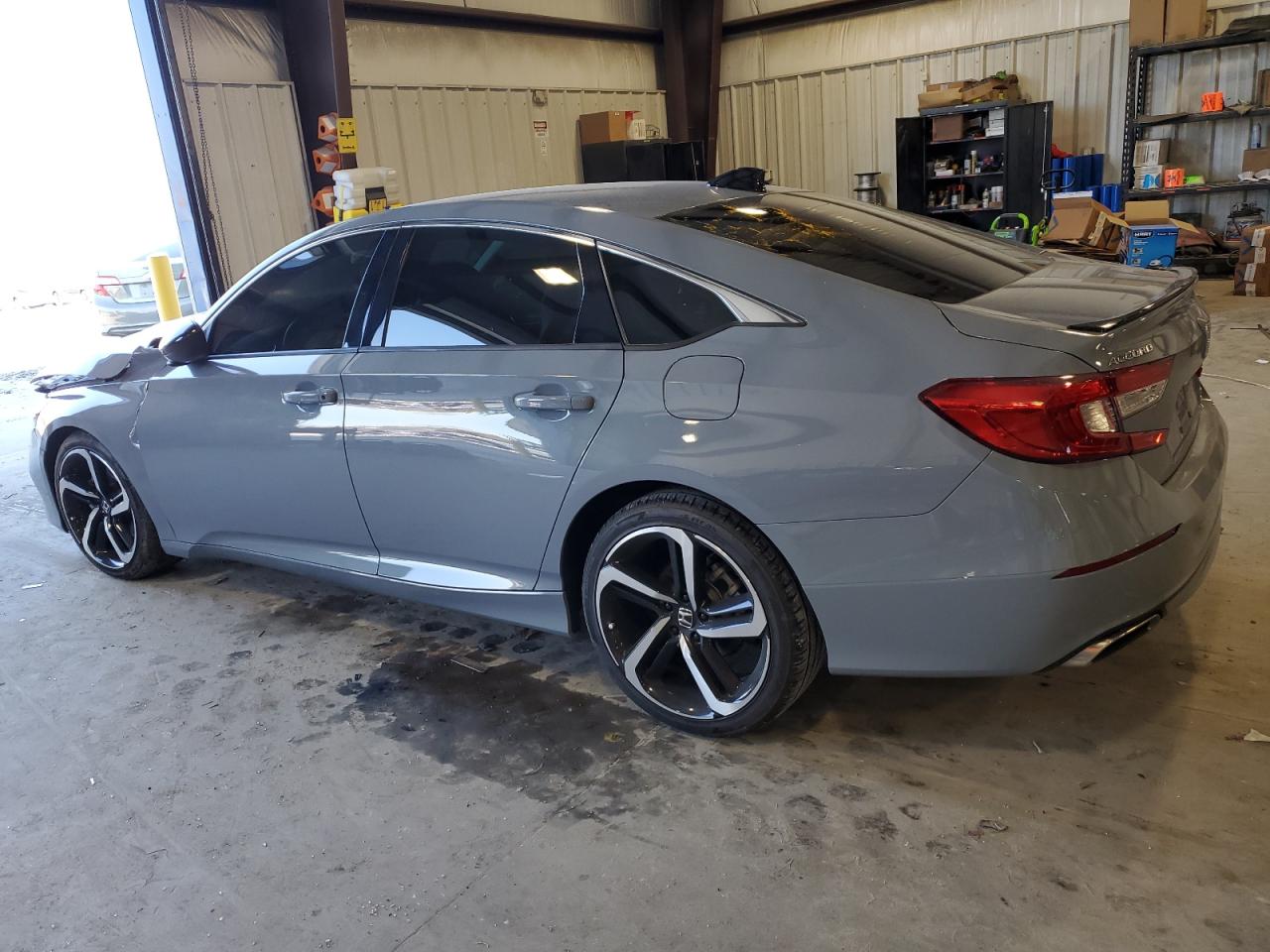 2022 Honda Accord VIN 1HGCV1F42NA027931 Copart auction photo, front end / side damage thumbnail 2