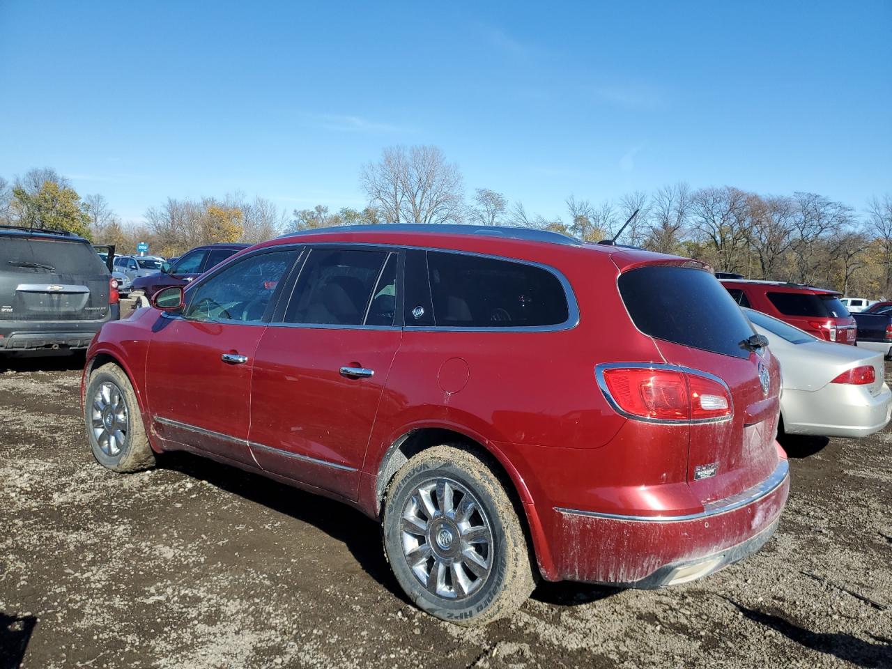 2013 Buick Enclave VIN 5GAKVDKDXDJ174824 Copart auction photo, front end damage thumbnail 2