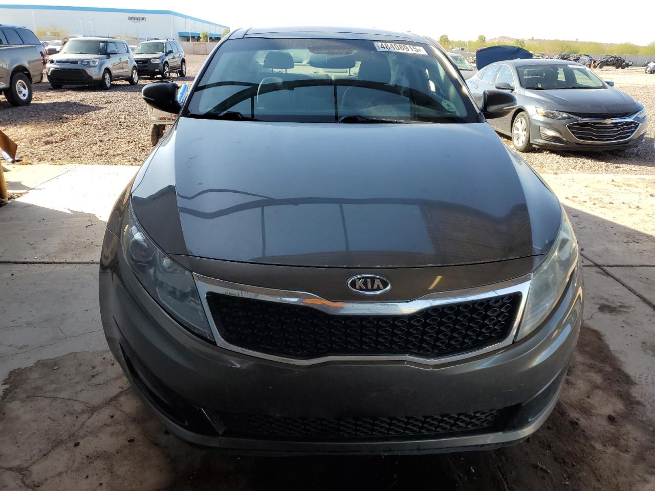 2012 KIA Optima VIN 5XXGN4A73CG037162 Copart auction photo, all over damage thumbnail 5