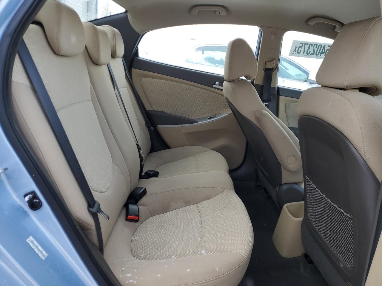 2014 Hyundai Accent VIN KMHCT4AE2EU620429 Copart auction photo, front end damage thumbnail 10