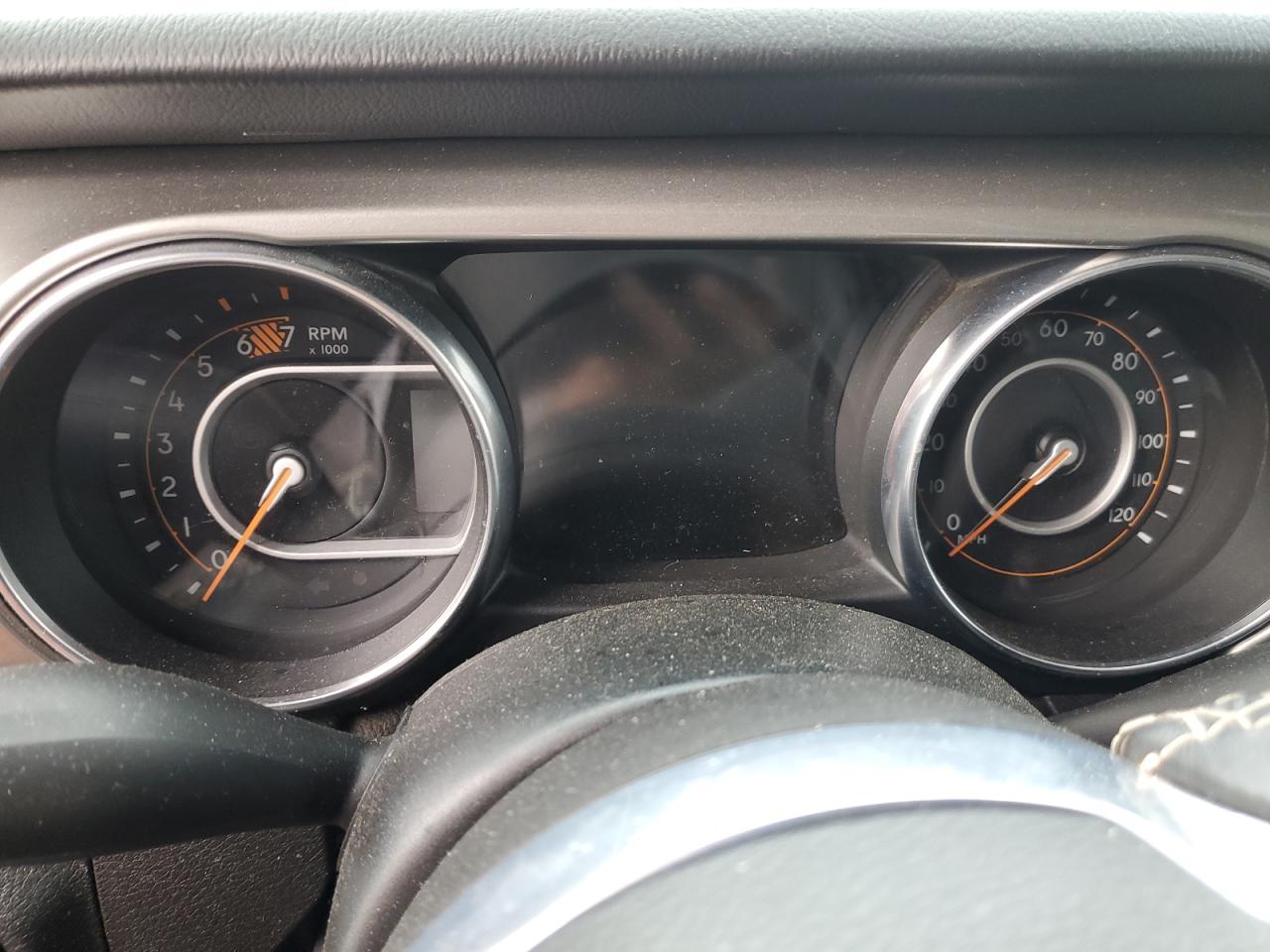 2020 Jeep Wrangler VIN 1C4HJXENXLW230207 Copart auction photo, front end / burn - engine damage thumbnail 9