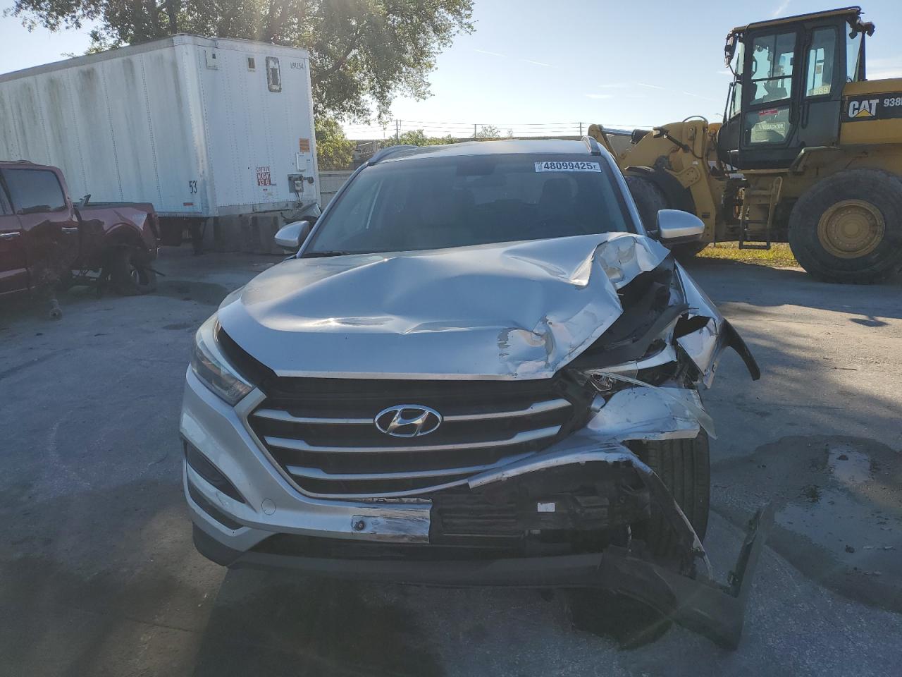 2018 Hyundai Tucson VIN KM8J3CA47JU674781 Copart auction photo, front end / side damage thumbnail 5