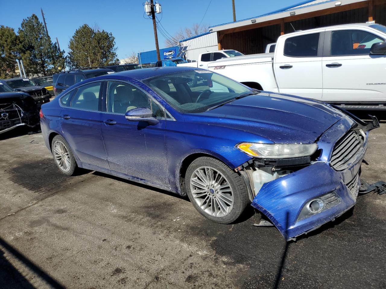 2013 Ford Fusion VIN 3FA6P0H91DR328256 Copart auction photo, front end damage thumbnail 4