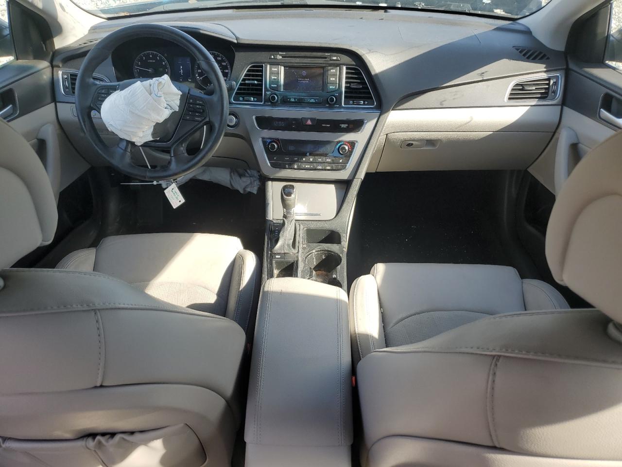 2015 Hyundai Sonata VIN 5NPE34AF8FH104559 Copart auction photo, frame damage / front end damage thumbnail 8