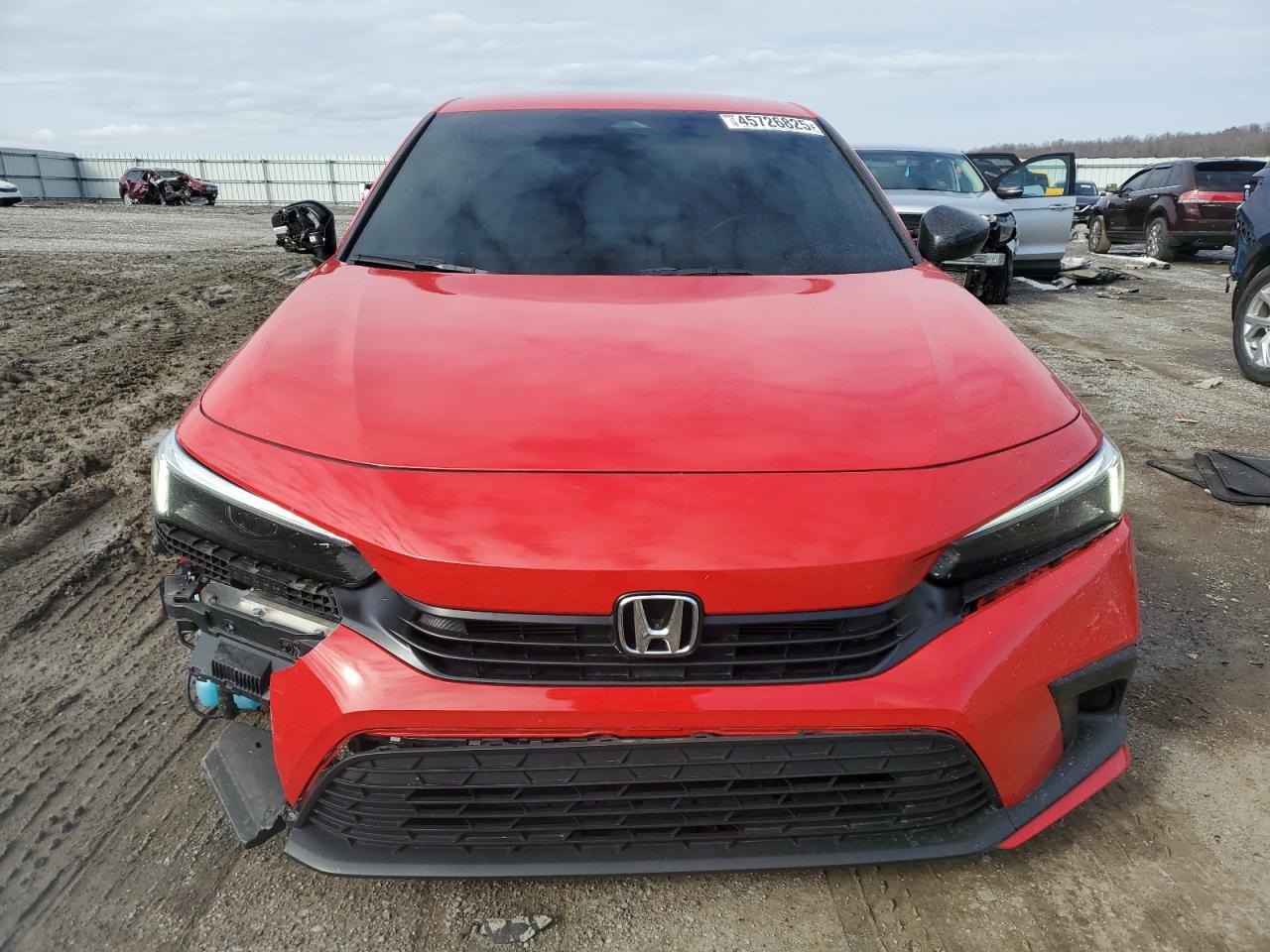 2023 Honda Civic VIN 2HGFE2F51PH563205 Copart auction photo, front end / side damage thumbnail 5