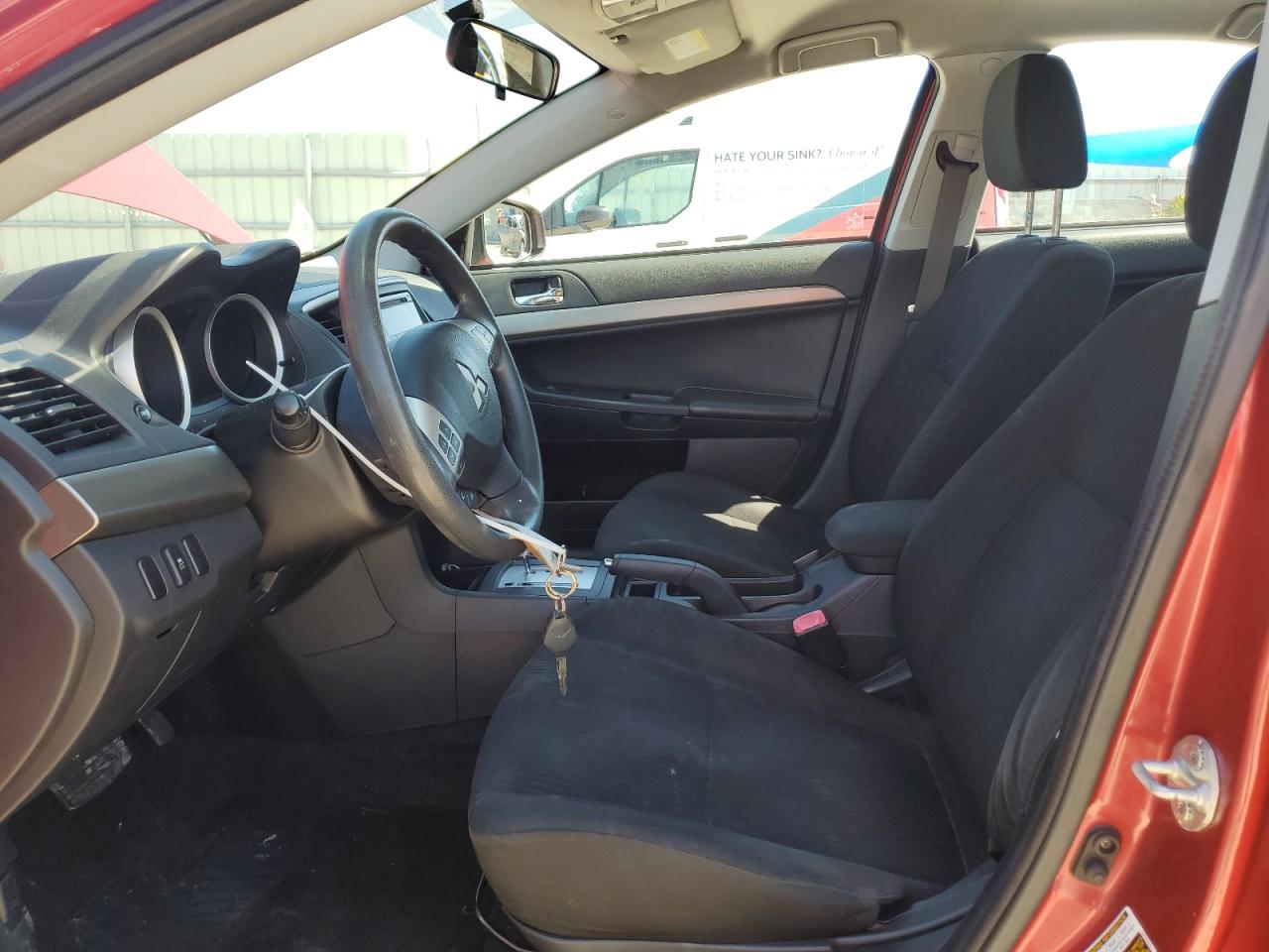 2015 Mitsubishi Lancer VIN JA32U2FU3FU023114 Copart auction photo, side / front end damage thumbnail 7
