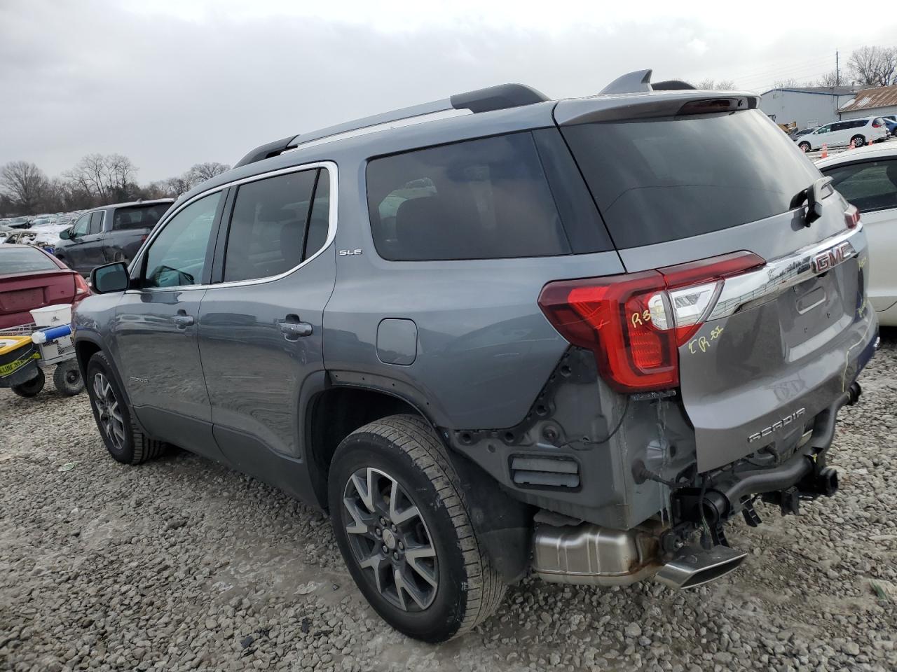 2021 GMC Acadia VIN 1GKKNRLS8MZ111266 Copart auction photo, rear end damage thumbnail 2