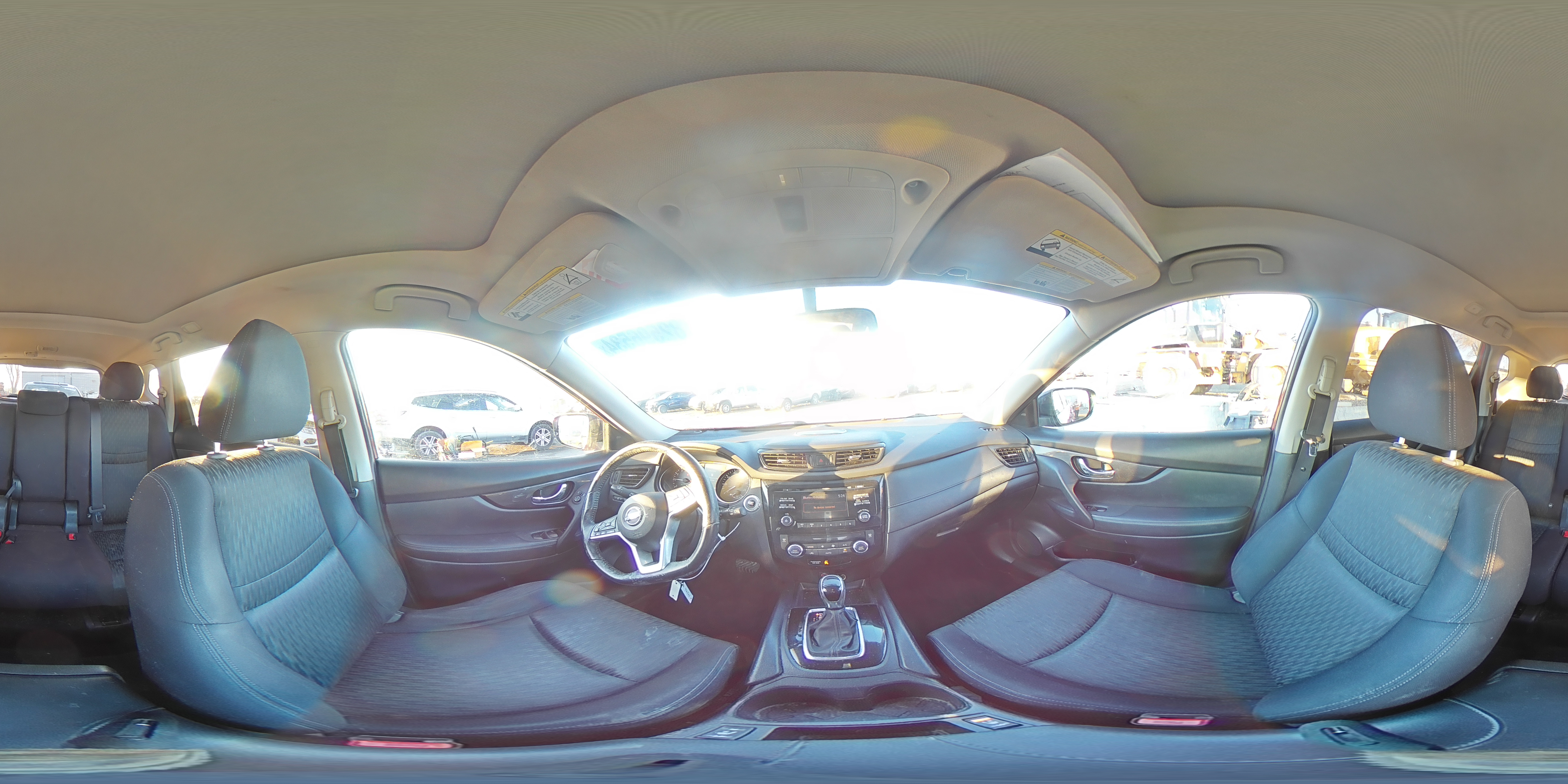 2017 Nissan Rogue VIN JN8AT2MV3HW005302 Copart auction photo, front end damage thumbnail 16