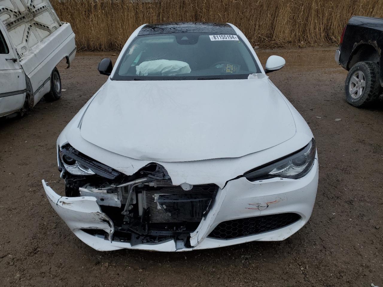 2020 Alfa Romeo Giulia VIN ZARFANAN5L7625929 Copart auction photo, front end / minor dent/scratches damage thumbnail 5