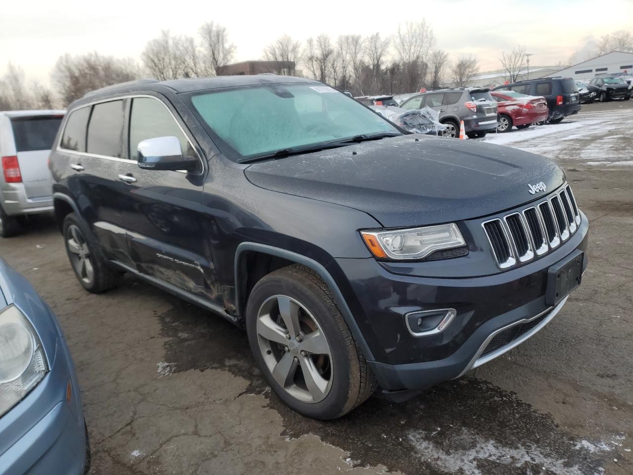 2014 Jeep Grand Cherokee VIN 1C4RJFBT3EC191837 Copart auction photo, side damage thumbnail 4