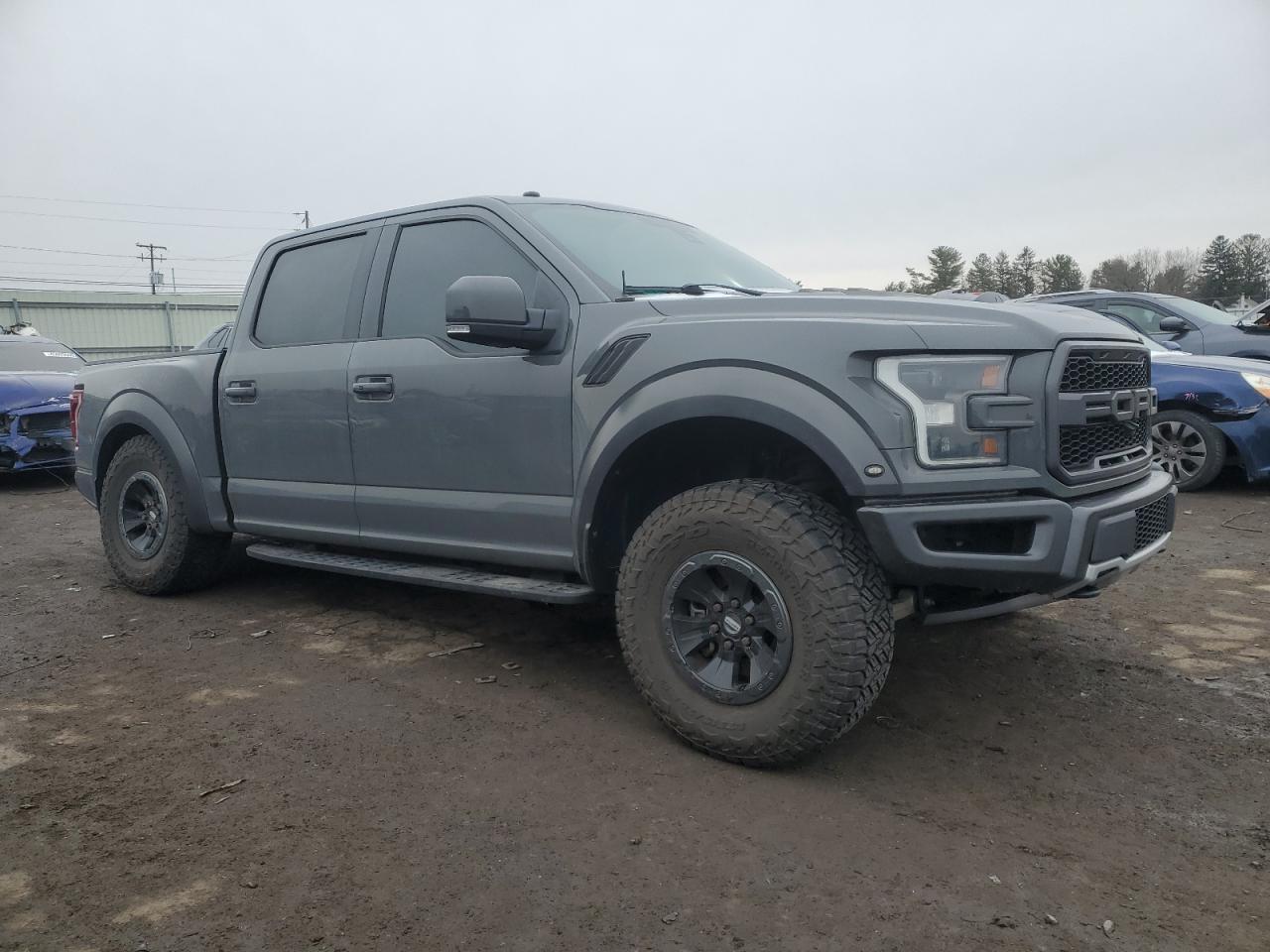 2018 Ford F-150 VIN 1FTFW1RG3JFA03620 Copart auction photo, side / rear end damage thumbnail 4