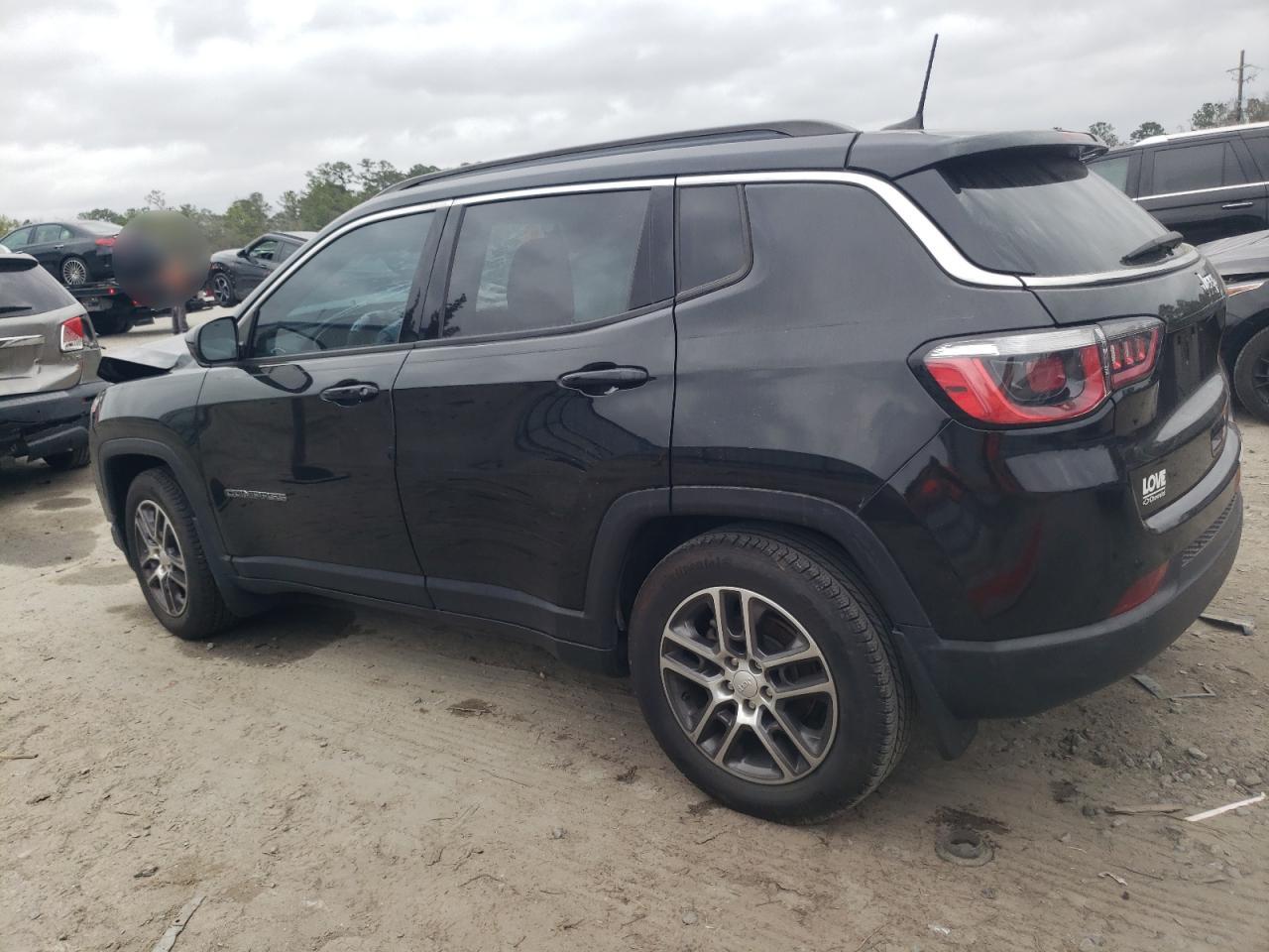 2019 Jeep Compass VIN 3C4NJCBB2KT843741 Copart auction photo, front end damage thumbnail 2