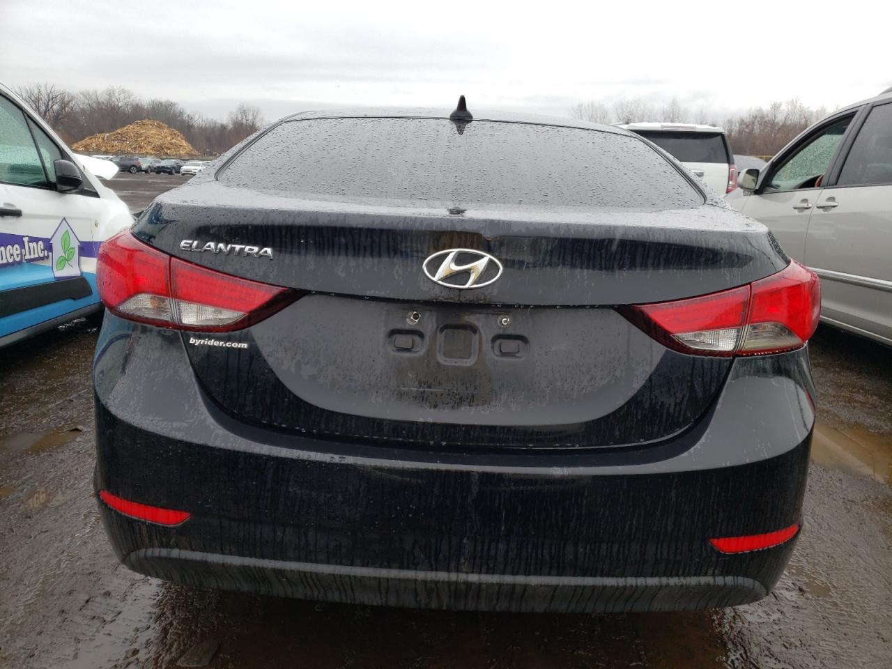 2014 Hyundai Elantra VIN 5NPDH4AE6EH471060 Copart auction photo, front end / minor dent/scratches damage thumbnail 6