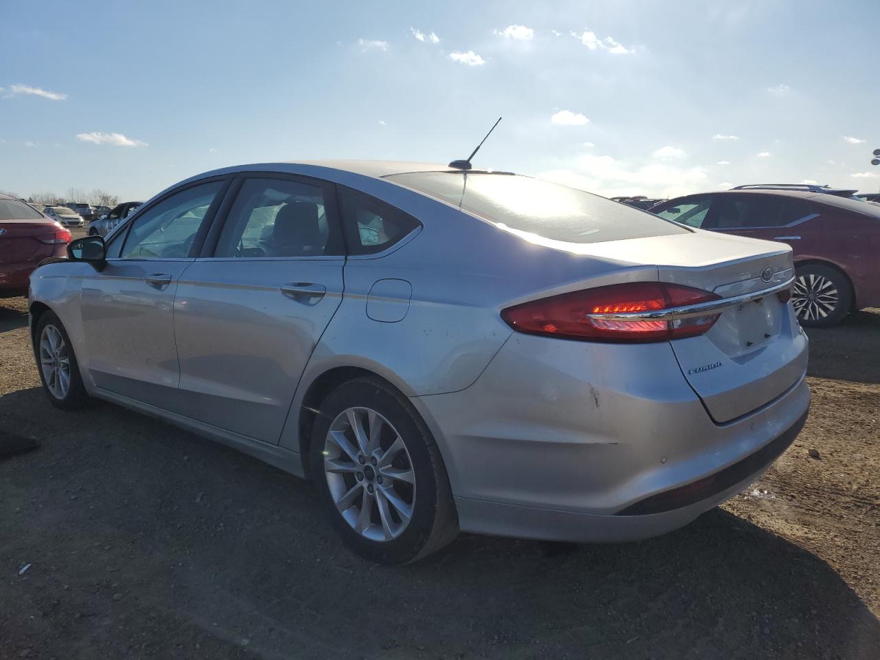 2017 Ford Fusion VIN 3FA6P0HD4HR104151 Copart auction photo, front end / side damage thumbnail 2