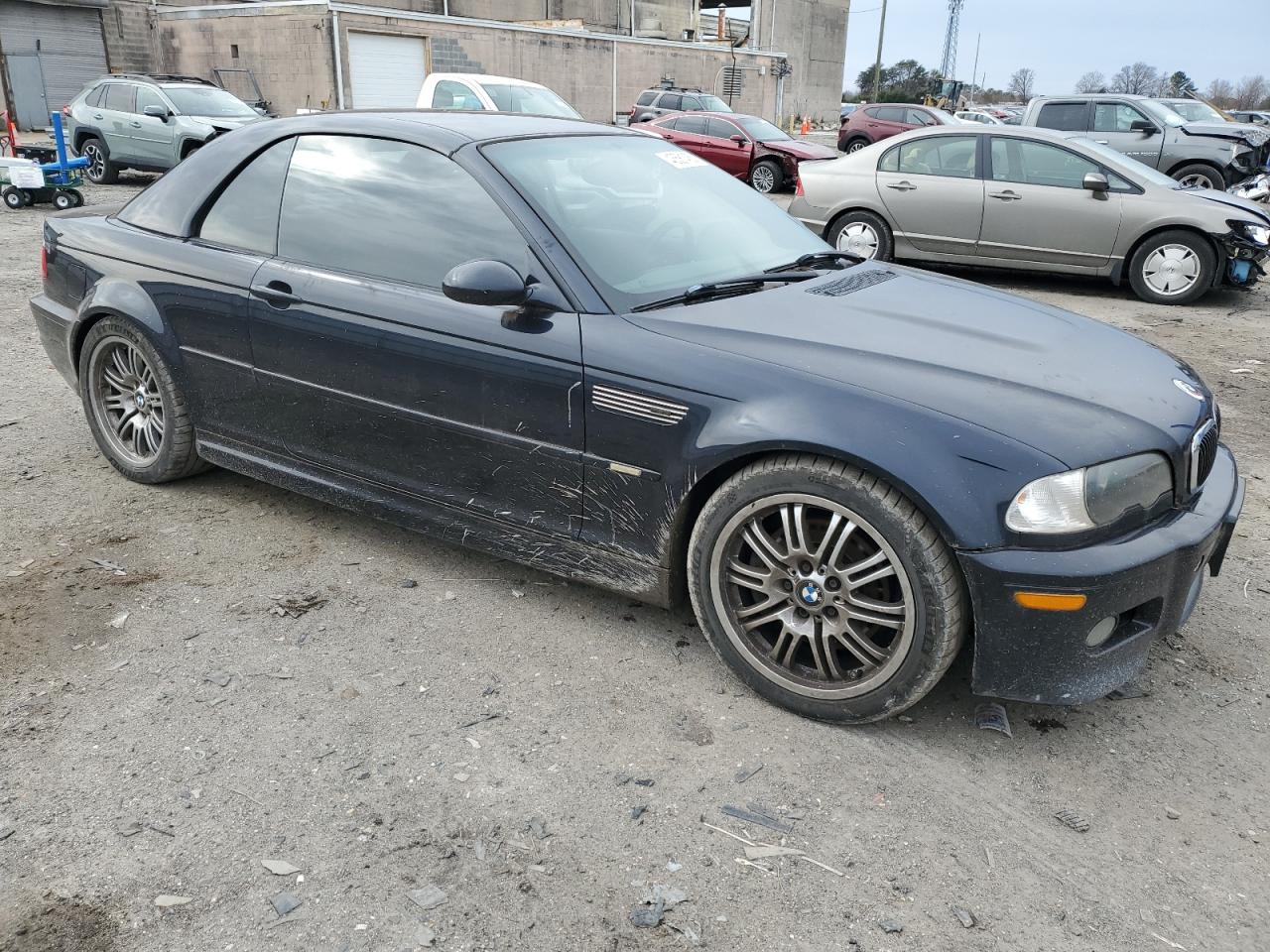 2002 BMW M3 VIN WBSBR93452EX22922 Copart auction photo, mechanical damage thumbnail 4