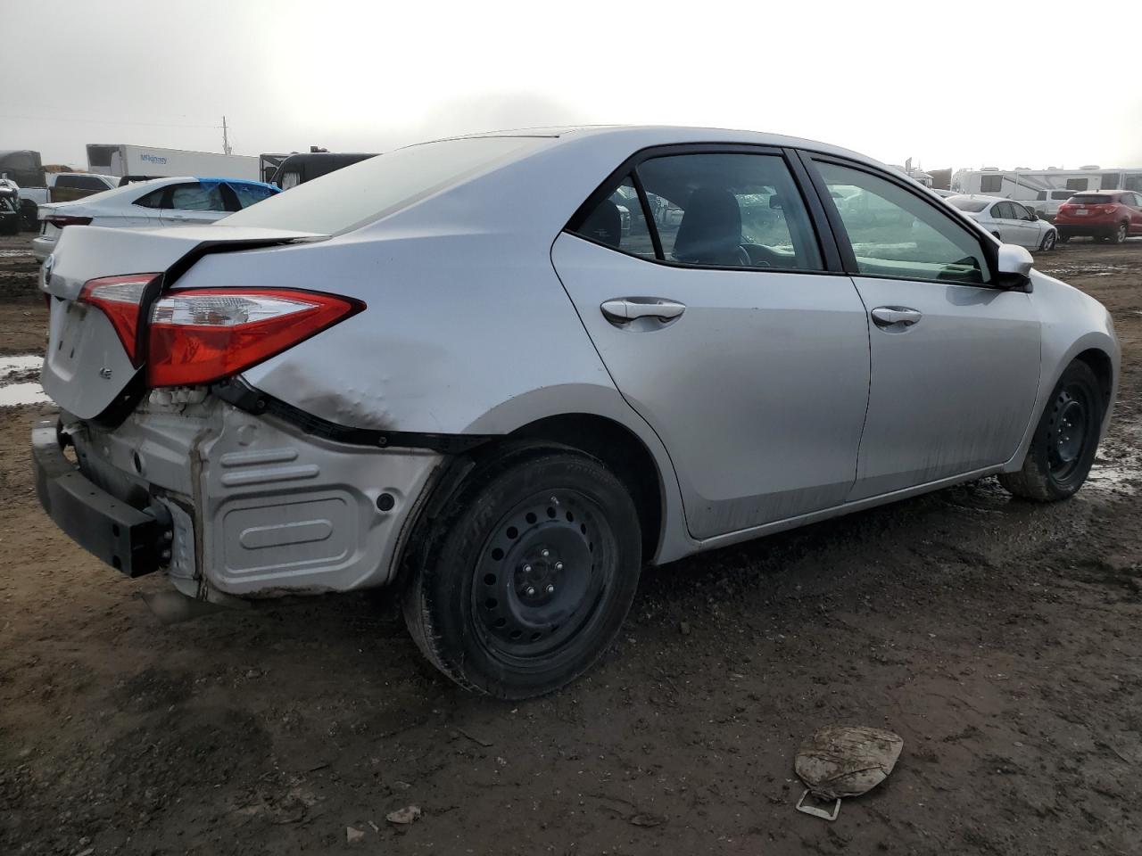 2015 Toyota Corolla VIN 5YFBURHE7FP263134 Copart auction photo, rear end / side damage thumbnail 3
